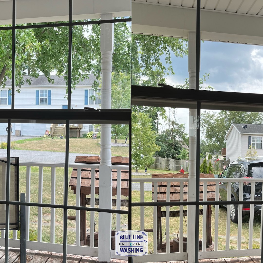 A Clear View: Blue Line's Window Cleaning Success in Martinsburg