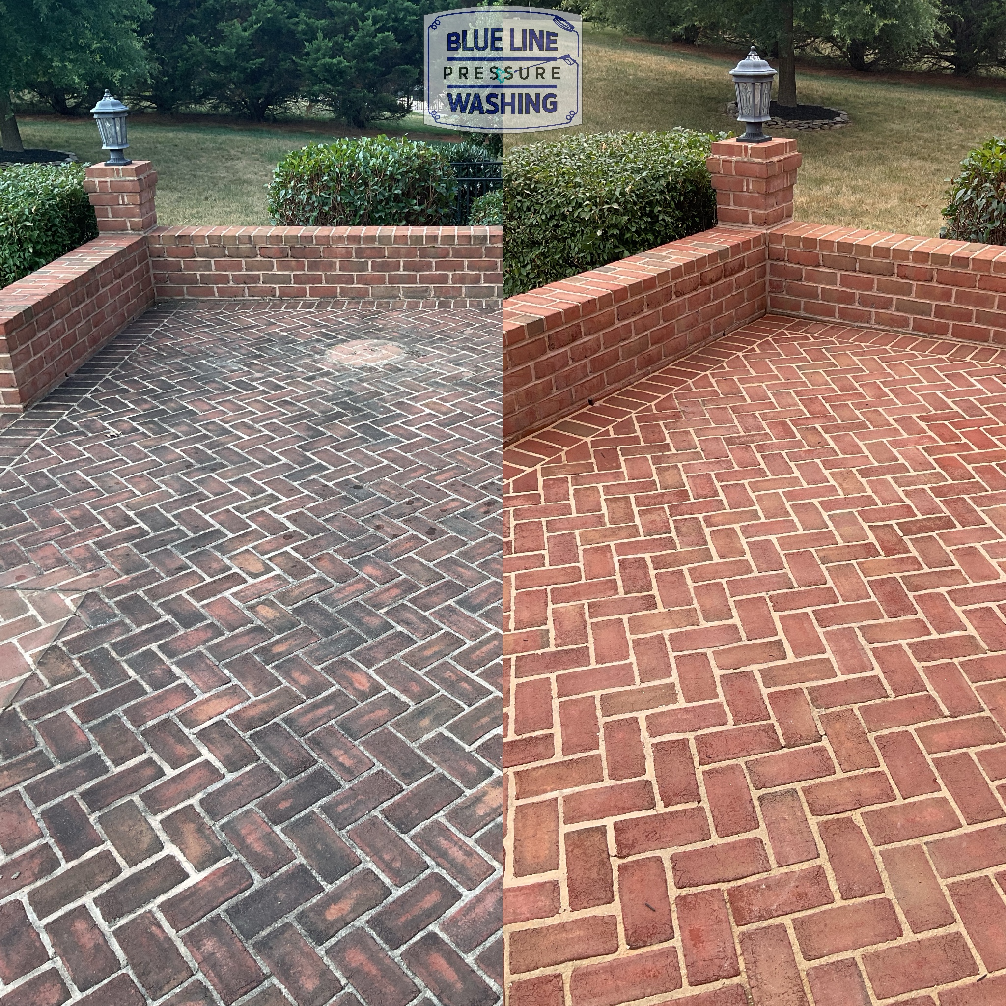 Brick Patio Cleaning in Martinsburg, WV: Restoring Original Color