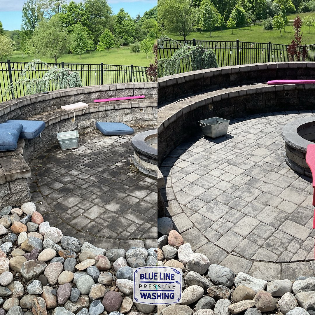 Stone Patio and Pool Deck are Dazzling and Completely Restored